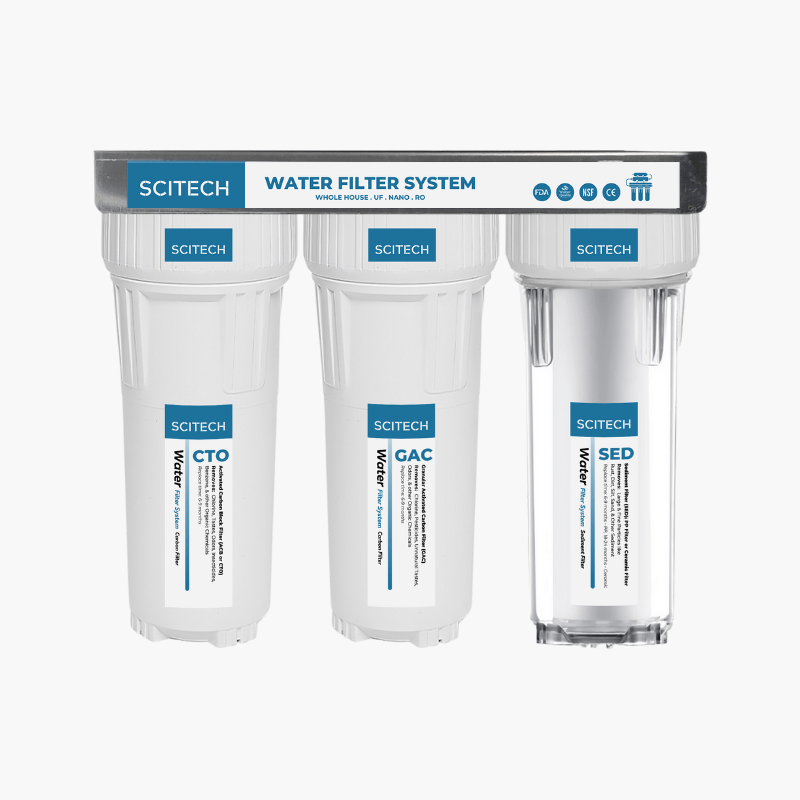 scitech 3-stage water filter 10 in