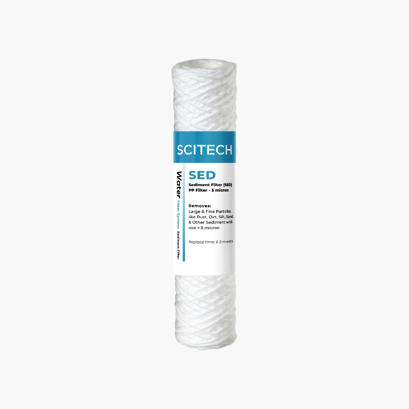 scitech string wound filter cartridge 10 inch 5 micron